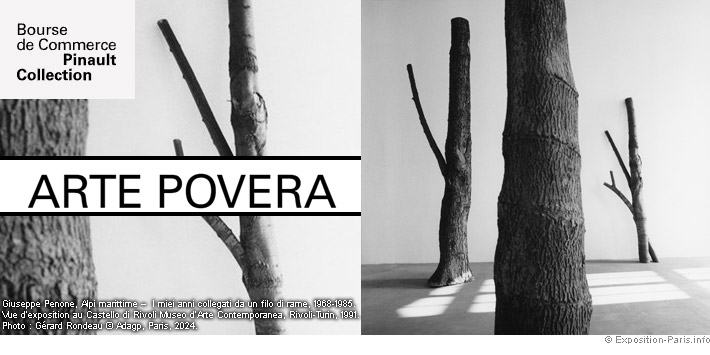 arte povera exposition a la bourse de commerce