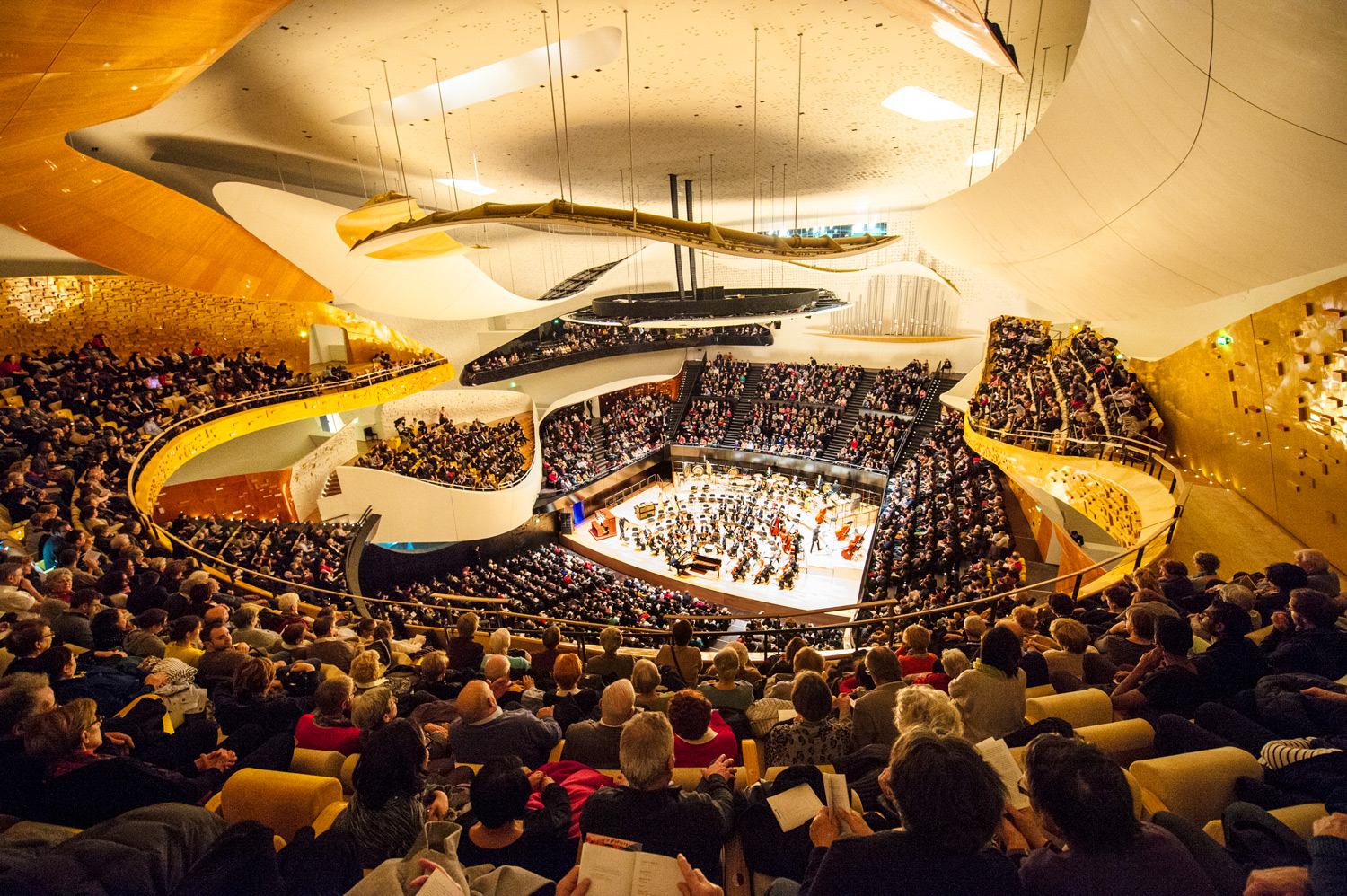 salle pierre boulez de Jean Nouvel pour la Philarmonie de Paris